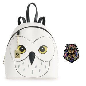 Harry Potter Mini Hedwig Backpack with Hogwarts Crest Gadget Sticker Decal